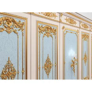 paneling with floral elements - 1